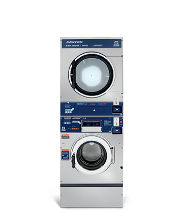 Dexter C-Series T-750 Stack Washer Dryers - AAdvantage Laundry Systems